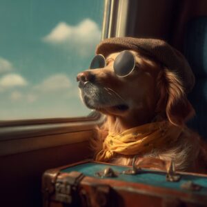 Rassurer un chien anxieux en voyage